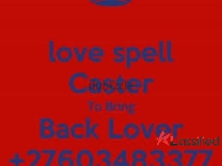 LOVE SPELLS +27603483377 GET BACK YOUR LOVER IMMEDIATELY